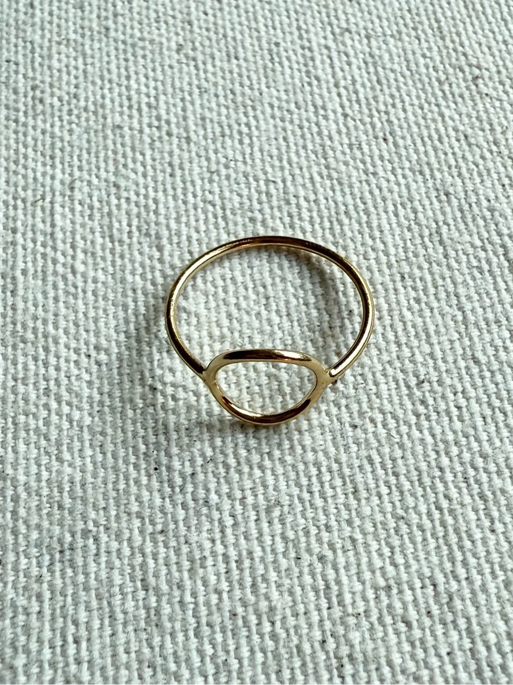 14K Gold Filled Circle Ring